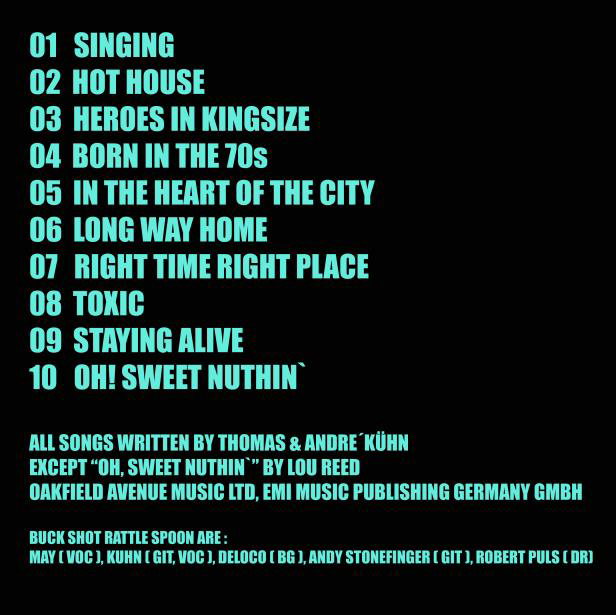 Buck shot rattle spoon - neues Album "Heroes in KIngsize"